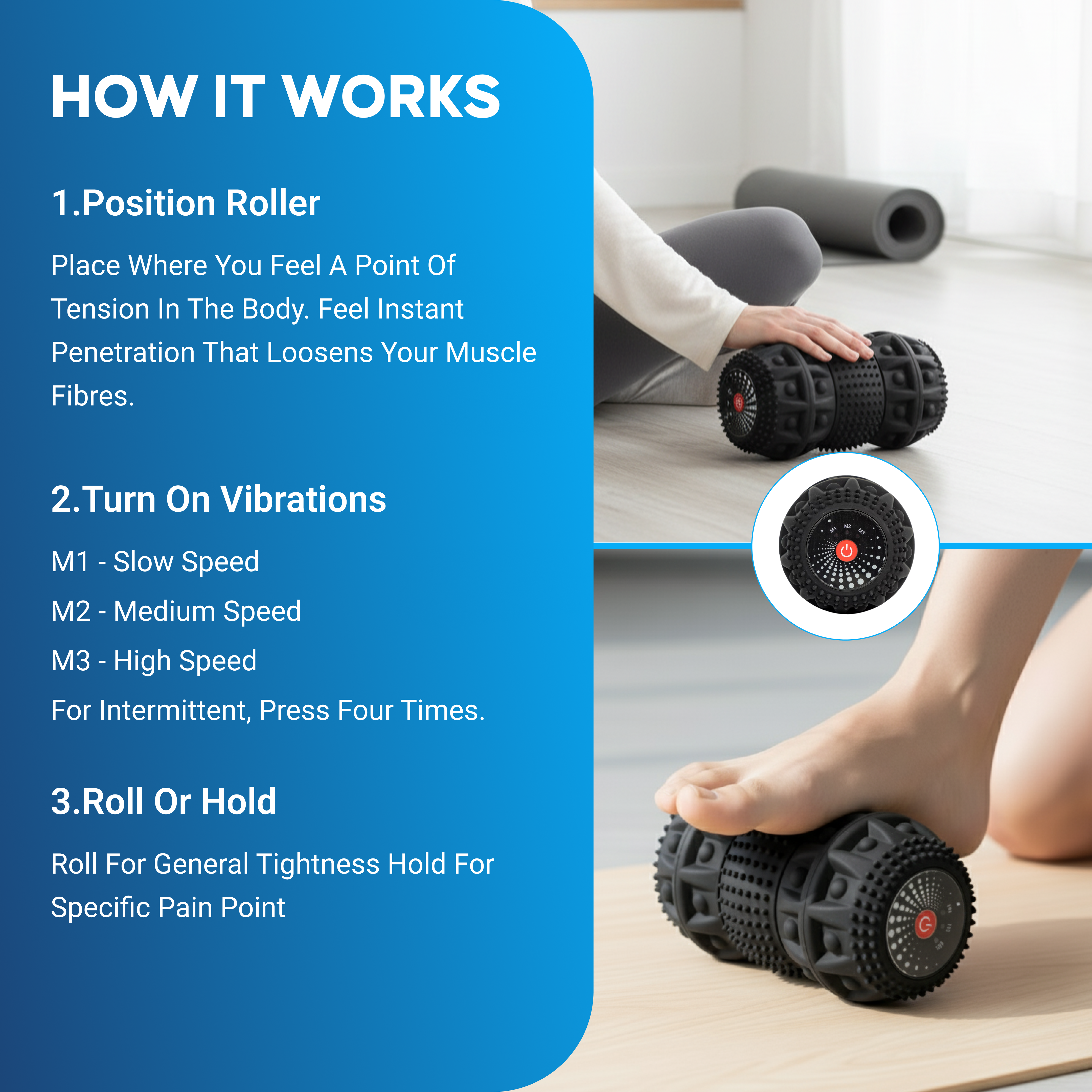TORQ-Precision Vibration Therapy Roller