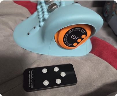 Massager with remote control